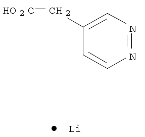 4-Pyridazineacetic acid lithium salt